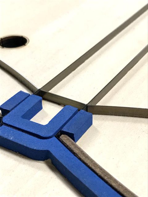 型抜きの木型の写真