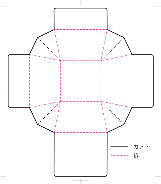 罰バージョンとして作成した展開図